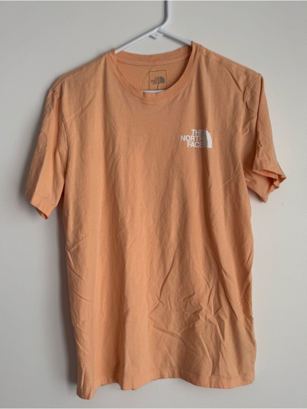 The North Face Men’s Short Sleeve Tee in Peach